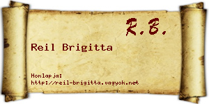 Reil Brigitta névjegykártya